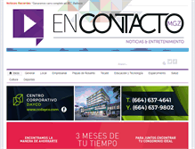 Tablet Screenshot of encontactomagazine.com